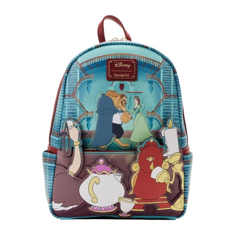 Product Τσάντα Πλάτης Mini Loungefly Disney Beauty and the Beast Library Scene image