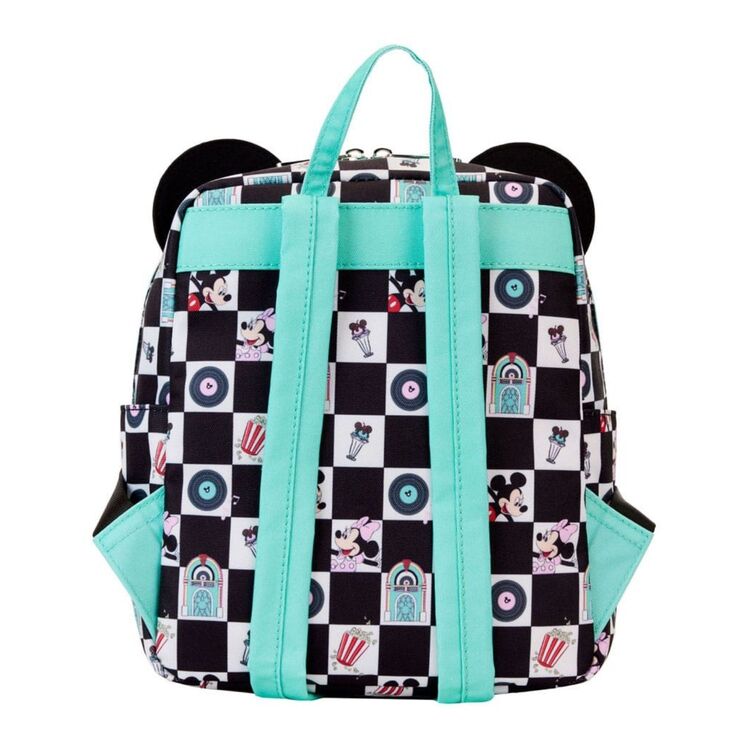 Product Loungefly Mickey and Minnie Lenticular Feature Mini Backpack image