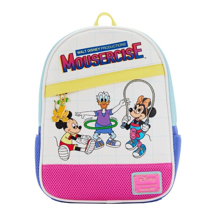 Product Loungefly Disney Mickey Mouse Mousercise Mini Backpack image