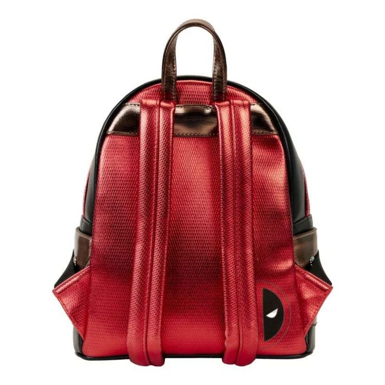 Product Loungefly Marvel Deadpool Metallic Collection Cosplay Mini Backpack image