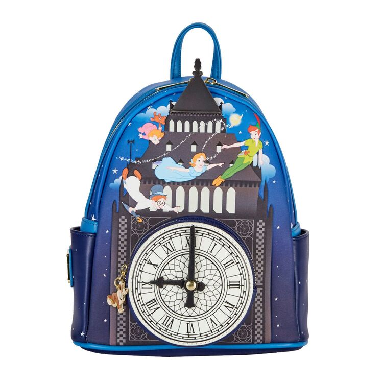 Product Loungefly Disney Peter Pan Glow Clock Mini Backpack image