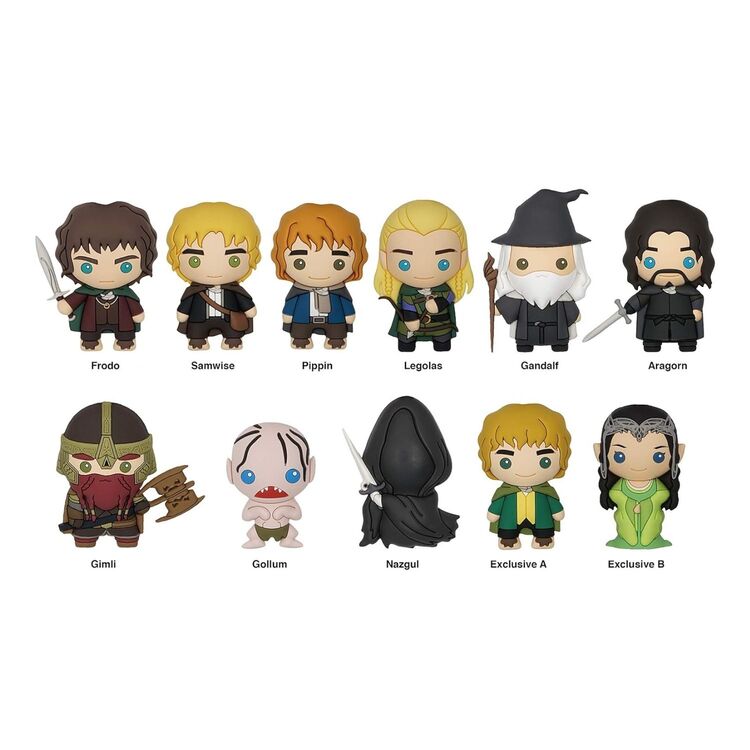 Product Μπρελόκ Lord Of The Ring PVC Bag Clips Random image