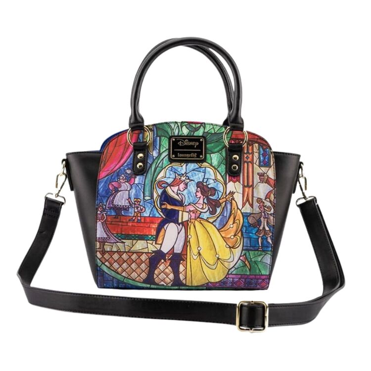 Product Loungefly Disney Princess Castle Series Belle Crossbody Bag image