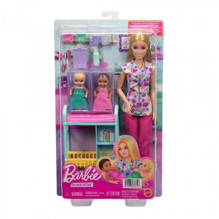 Product Κούκλα Mattel Barbie: Barbie Careers - Barbie Pediatrician (JMK12) image