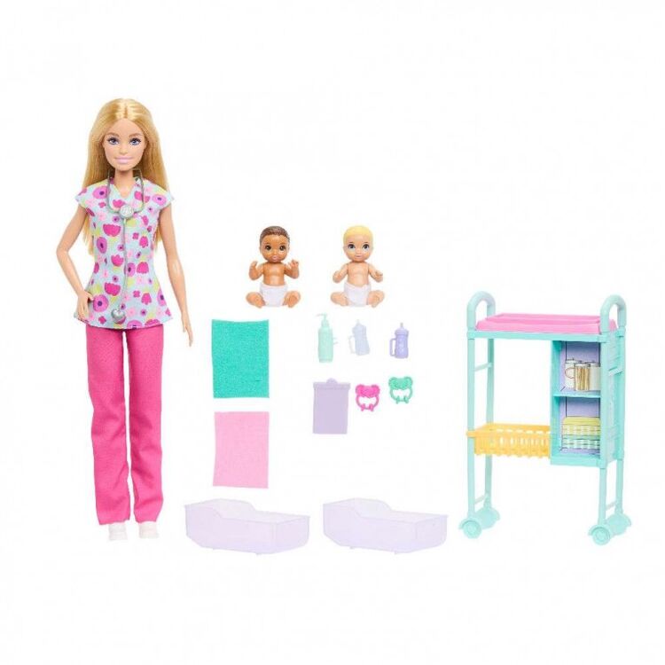 Product Κούκλα Mattel Barbie: Barbie Careers - Barbie Pediatrician (JMK12) image