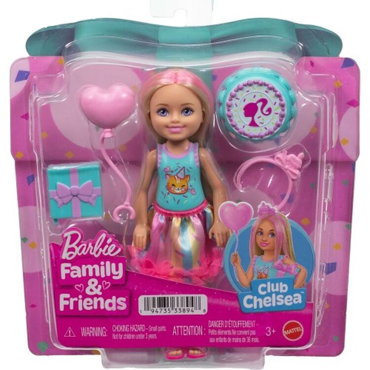 Product Mattel Barbie: Family &amp; Friends - Club Chelsea Happy Birthday Doll (JJB37) image