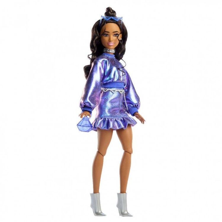 Product Mattel Barbie: Deluxe Style - Metallics Blue Dress (JFP42) image