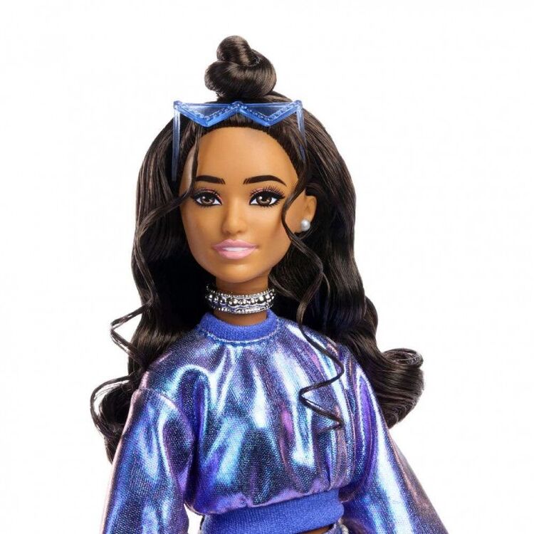 Product Mattel Barbie: Deluxe Style - Metallics Blue Dress (JFP42) image