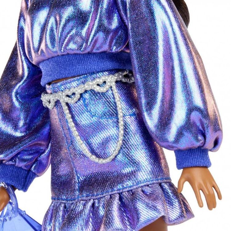 Product Mattel Barbie: Deluxe Style - Metallics Blue Dress (JFP42) image