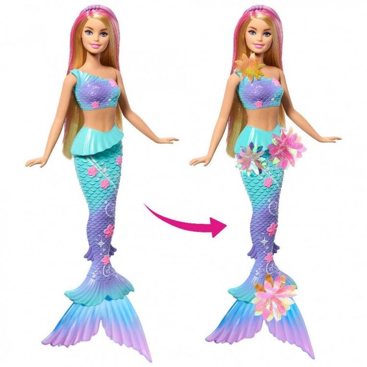 Product Mattel Barbie: Fantasy -Flower Magic Mermaid Blonde (JDM72) image