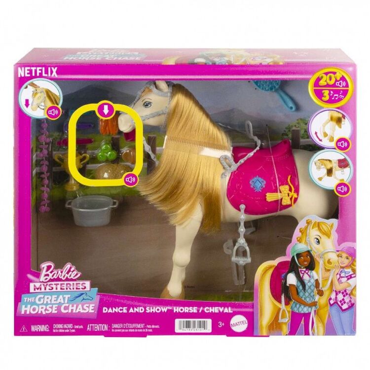 Product Κούκλα Mattel Barbie Mysteries: The Great Horse Chase - Dance and Show Horse / Cheval (HXJ42) image