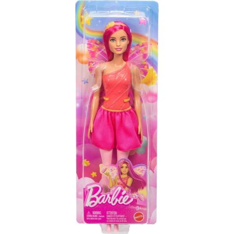 Product Mattel Barbie: Fairy Ballerina – Pink Dress & Purple Hair Doll (JKB63) image