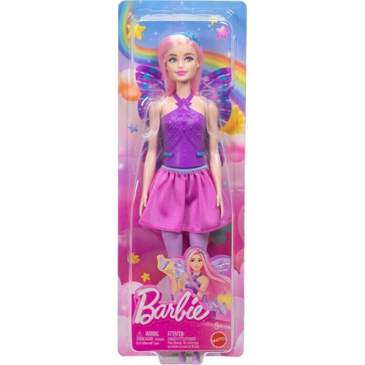 Product Mattel Barbie: Fairy Ballerina – Purple Dress & Pink Hair Doll (JKB62) image