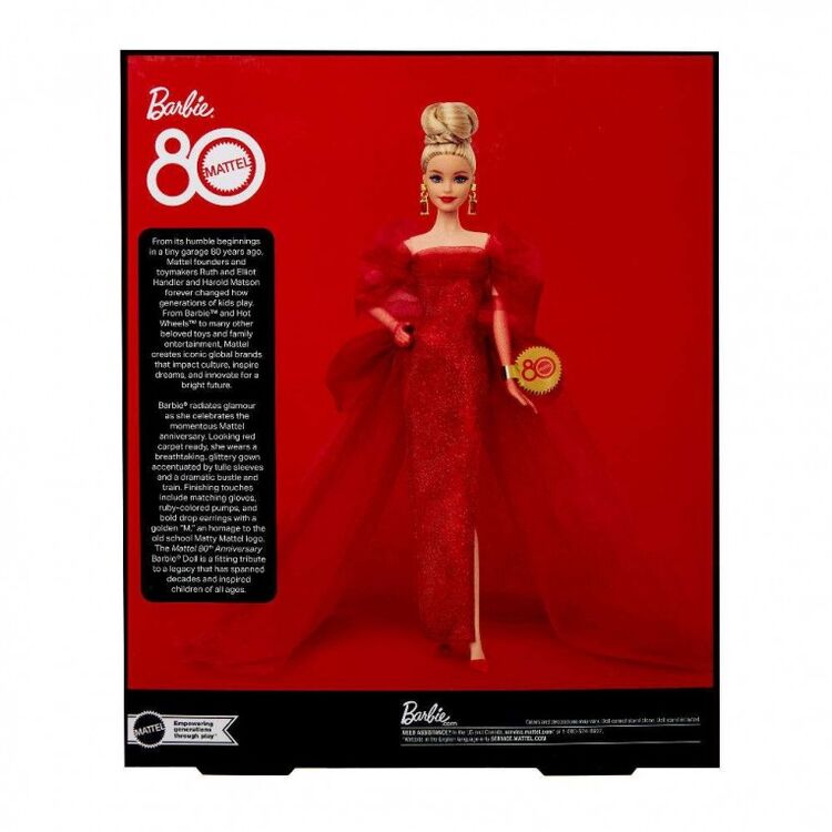 Product Mattel Barbie: Signature - Mattel 80th Anniversary Doll (JBJ17) image