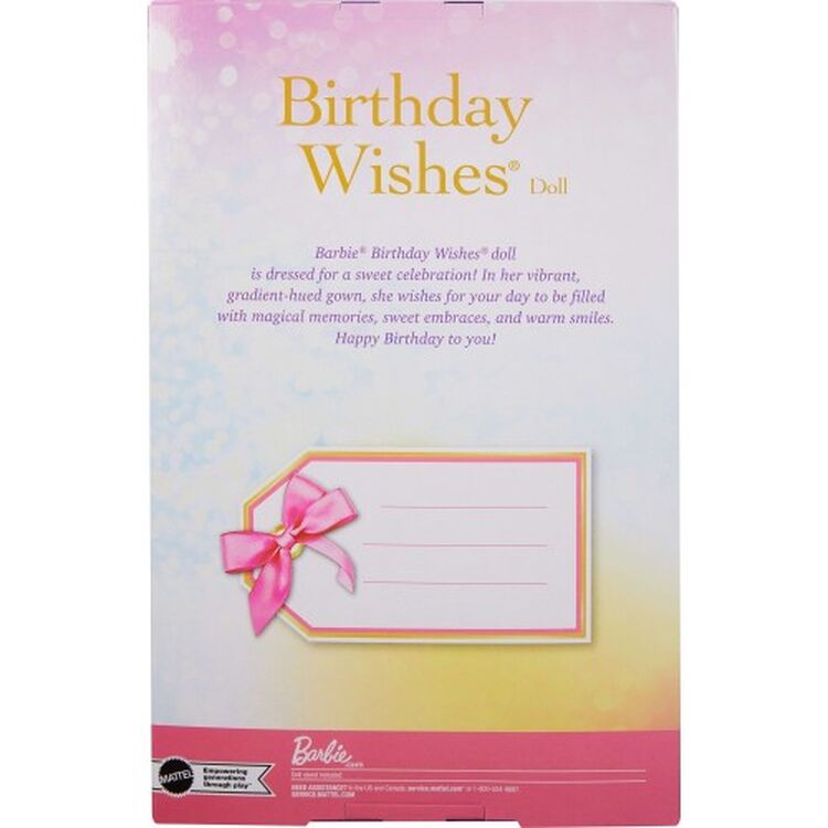 Product Mattel Barbie: Signature - Birthday Wishes Doll (JJX78) image