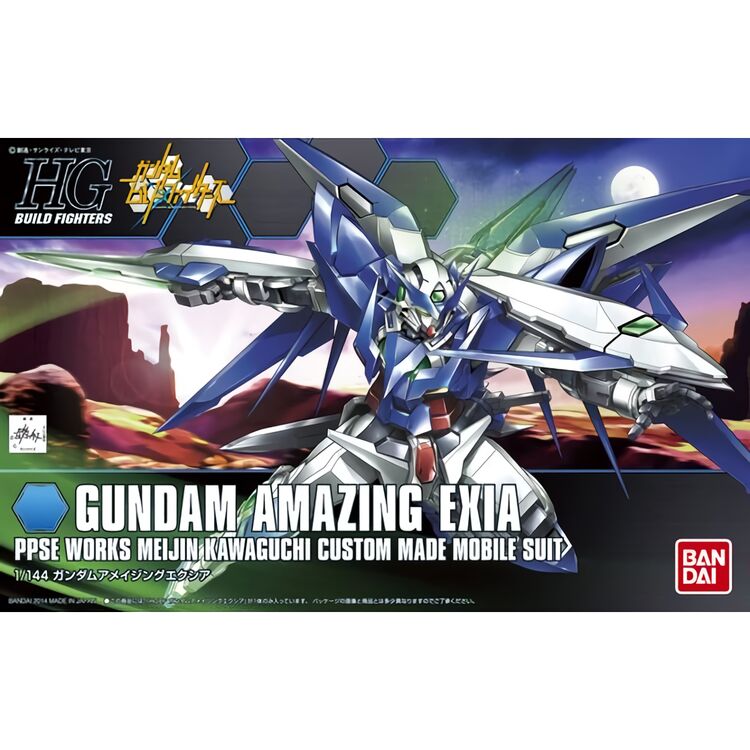 Product Build Fighters Model Kit HG 1/144 Gundam Amazing Exia image