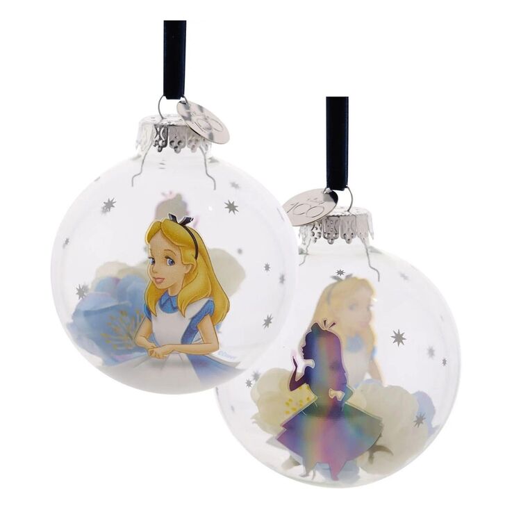 Product Disney 100 Glass Bauble Alice image