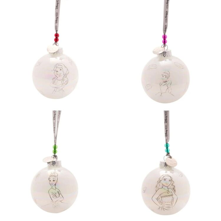 Product Χριστουγεννιάτικα Στολίδια Σετ των 4 Disney 100 Princesses image