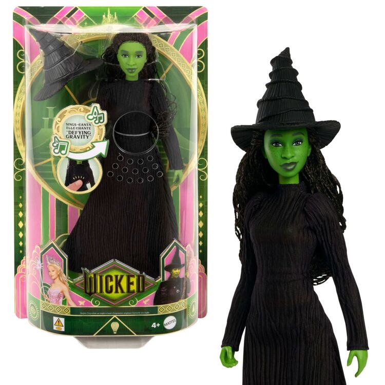 Product Mattel Wicked: Singing Elphaba - Fashion Doll (English Singing) (JLG48) image