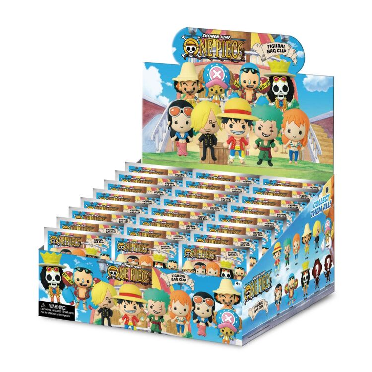 Product One Piece 3D Foam Bag Clips Figures (1pc) Random image