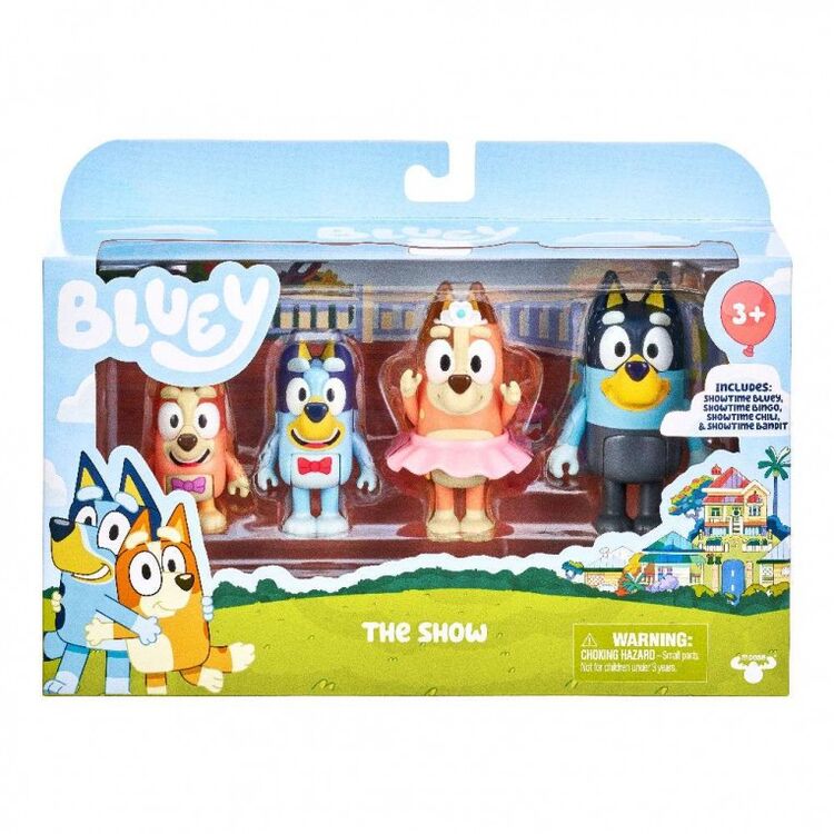 Product Giochi Preziosi Bluey: Φιγούρα 4 Pack Οικογένεια Solid (BLY38100) image
