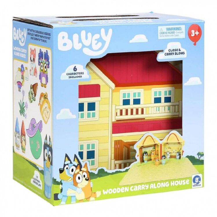 Product Giochi Preziosi Bluey: Ξύλινο Σπίτι Με 6 Φιγούρες (BLYA1000) image