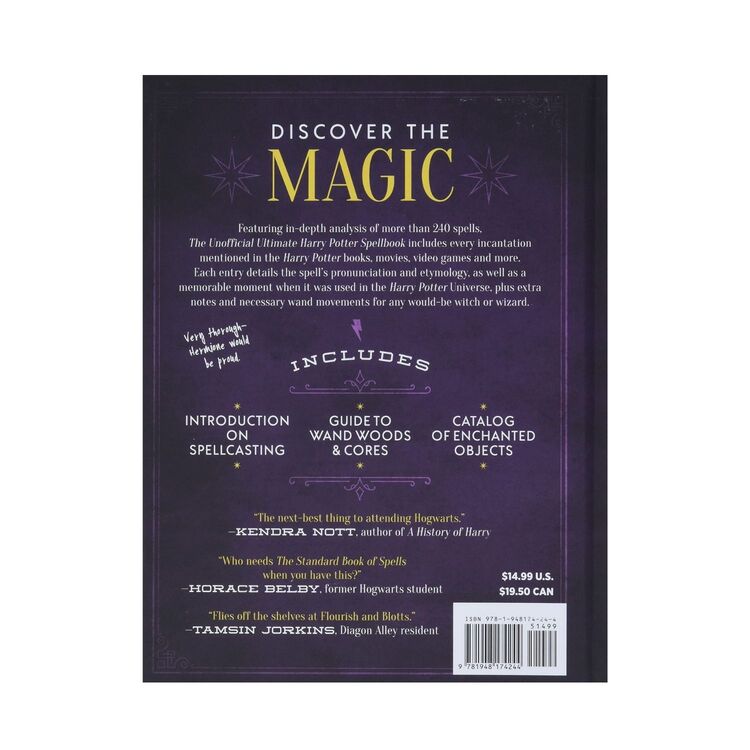 Product Βιβλίο Συλλεκτικό The Unofficial Ultimate Harry Potter Spellbook : A complete reference guide to every spell in the wizarding world image