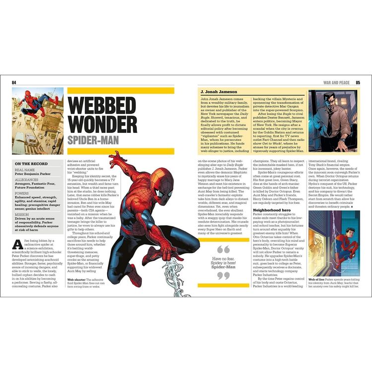 Product The Marvel Book : Expand Your Knowledge Of A Vast Comics Universe image