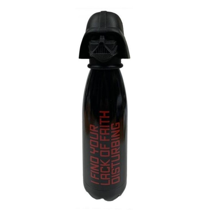 Product Star Wars Darth Vader Water Bottle Metal 3D Lid image