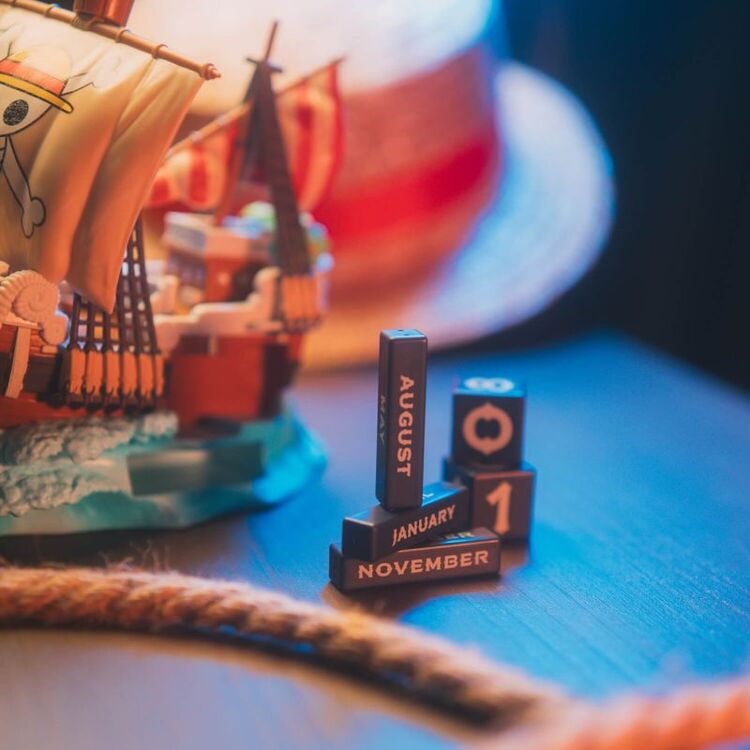 Product Ημερολόγιο One Piece Merry Resin 3D Perpetual Calendar image