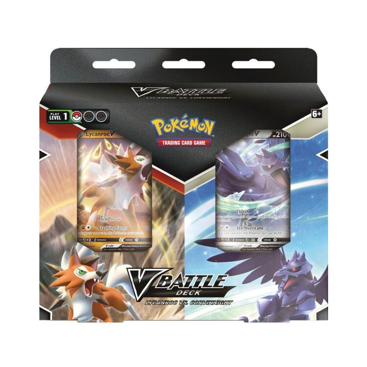 Product Pokemon TCG Lycanroc vs. Corviknight V Battle Deck Bundle image