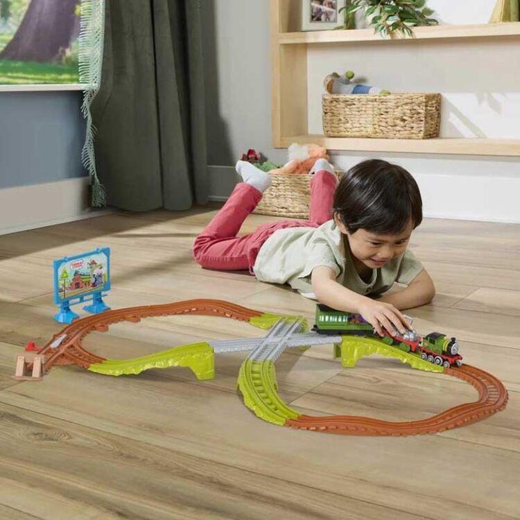 Product Σιδηρόδρομος Fisher-Price Thomas & Friends: Push Along - Whiff's Recycling Run (JCY74) image