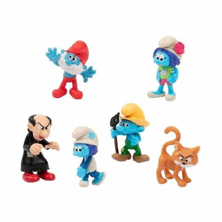 Product Μίνι Φιγούρες Giochi Preziosi The Smurfs: Collection of Figures 6 W2 (PUF46000) image
