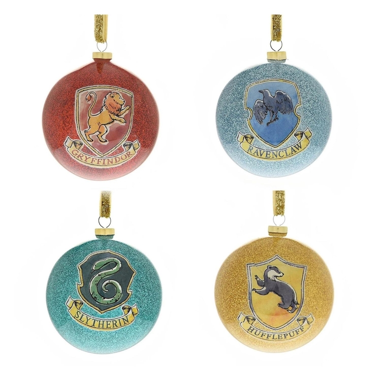 Product Harry Potter Set of 4 Charms Bauble Houses image