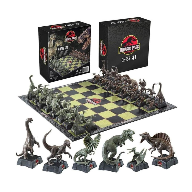 Product Jurassic Park Chess Set Dinosaurs image