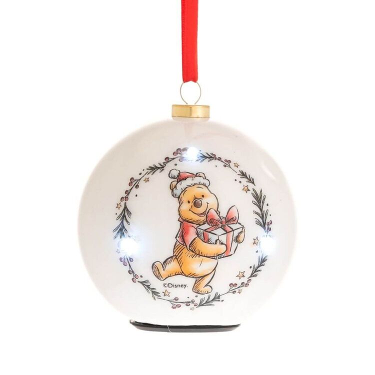 Product Χριστουγεννιάτικο Στολίδι με Φωτάκια Disney Flashing Winnie image