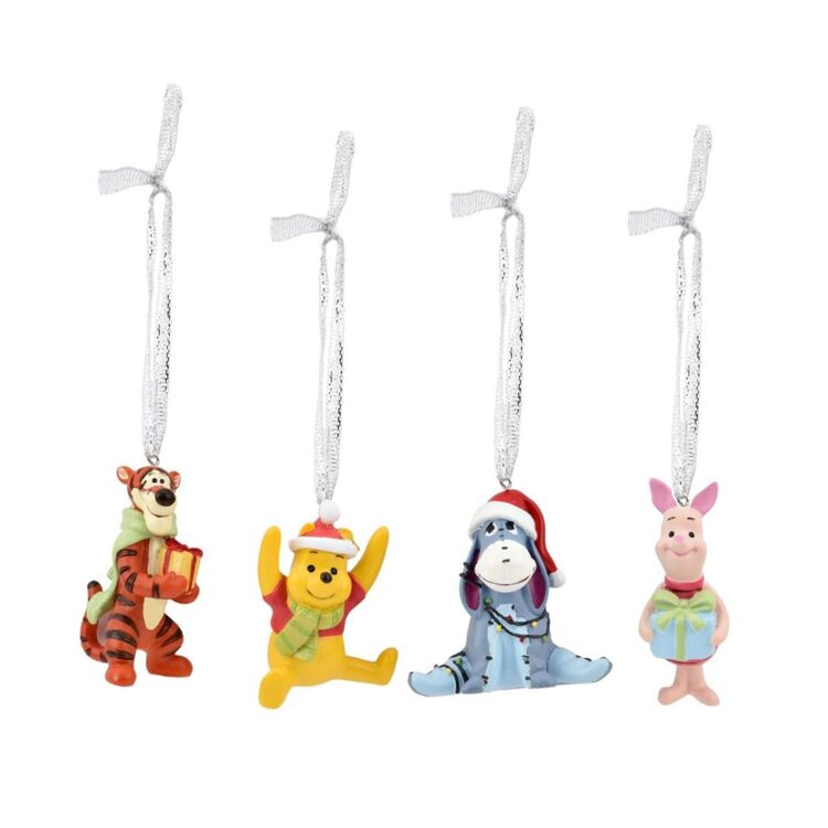 Product Χριστουγεννιάτικα Στολίδια Disney Set of 4 Winnie The Pooh Resin image