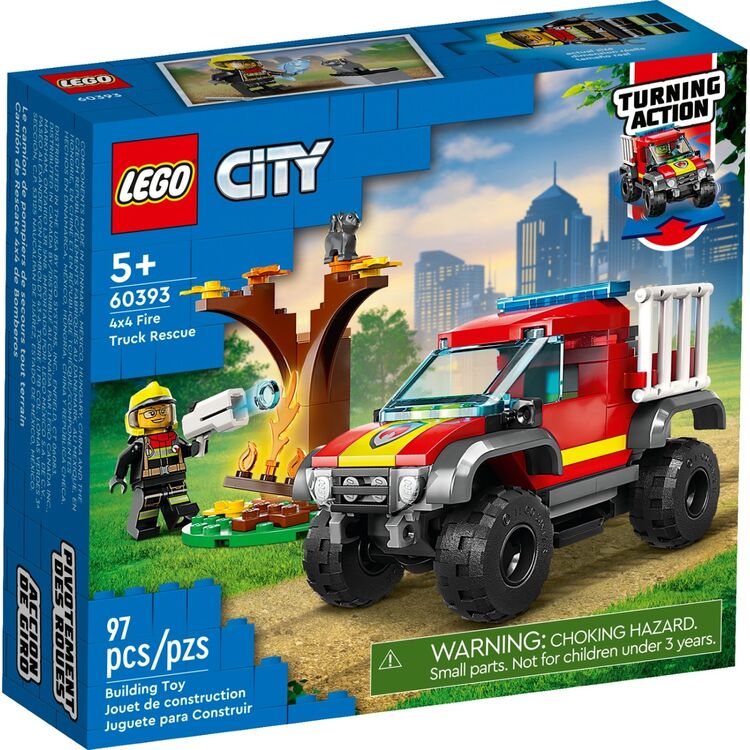 Product LEGO® City: 4x4 Fire Truck Rescue (60393) image