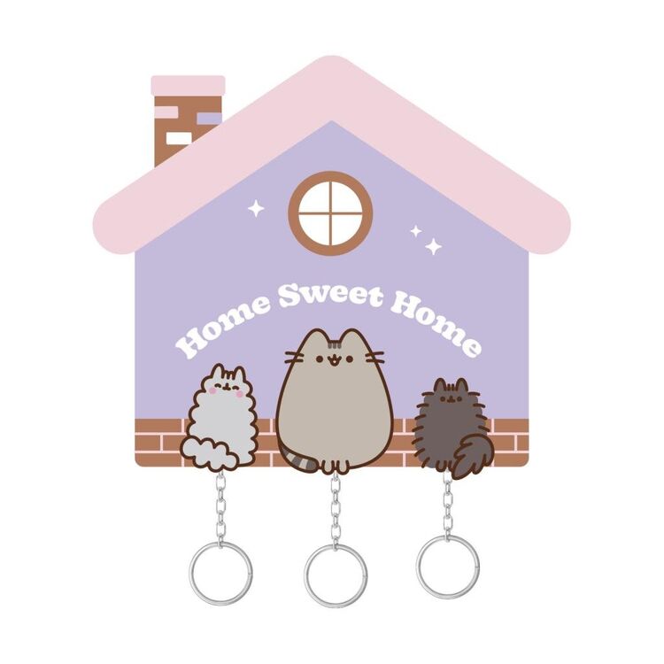 Product Κρεμάστρα για Κλειδιά Pusheen Wall Key Holder with 3 Keyrings image