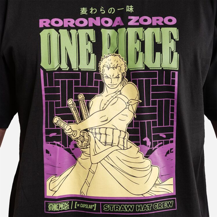 Product One Piece Zoro Black T-shirt image