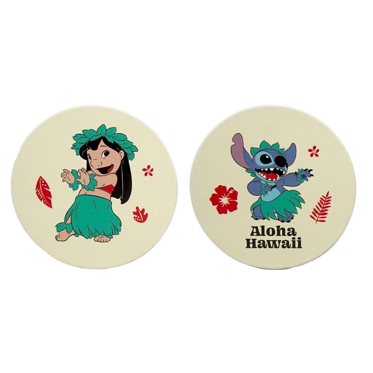 Product Σουβέρ Disney Lilo & Stitch Set of 2 Ceramic Boxed image