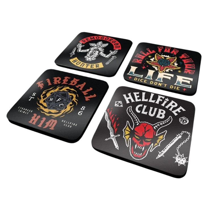 Product Stranger Things Hellfire Club Coasters image