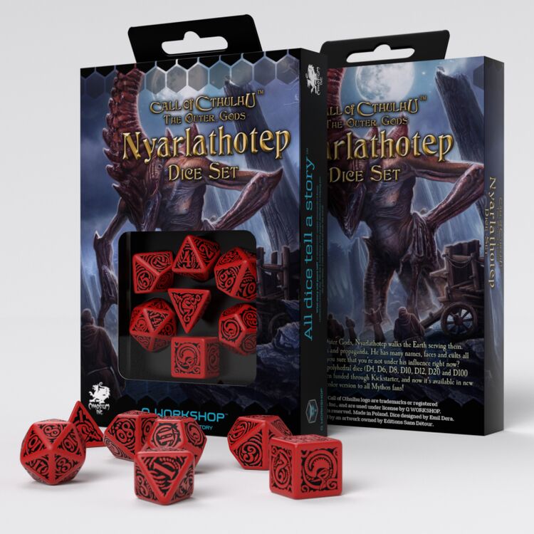 Product Call of Cthulhu The Outer Gods Dice Set: Nyarlathotep image