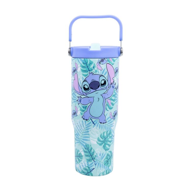 Product Stitch Aloha Young Adult Cool Insulated Stainless Steel Tumbler With Handle image