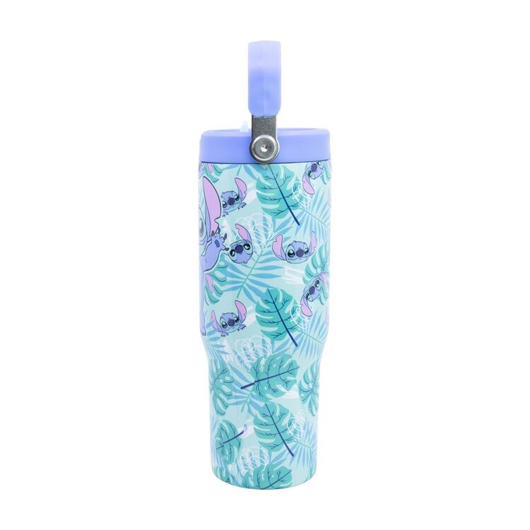 Product Stitch Aloha Young Adult Cool Insulated Stainless Steel Tumbler With Handle image