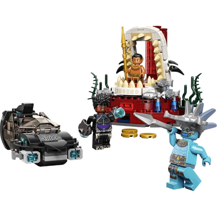 Product LEGO® Marvel Black Panther Wakanda Forever: King Namors Throne Room (76213) Μαζί με Πασχαλινή Λαμπάδα image