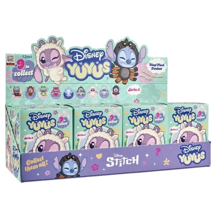 Product Μπρελόκ Λούτρινο Disney Stitch & Angel YuYus Wave 2 (1pcs/Random) image