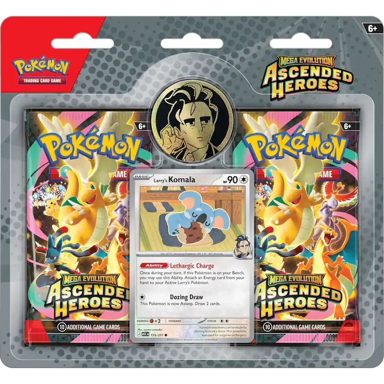Product Pokemon TCG: Mega Evolution: Ascended Heroes: 2-Pack Blister 1τμχ Τυχαία Επιλογή image