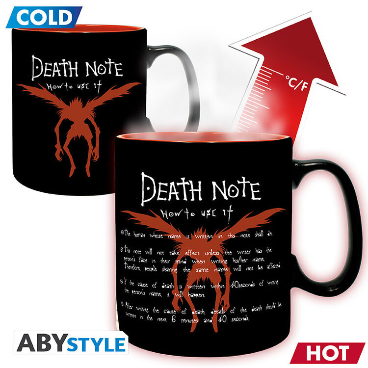 Product Death Note L & Light Mug Heat Change image