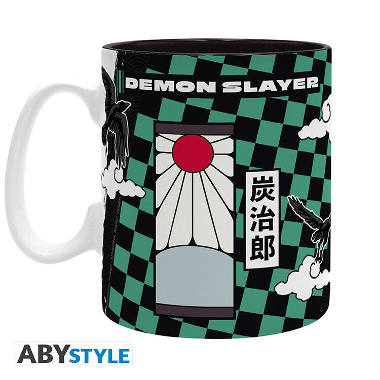 Product Demon Slayer Tanjiro black & green Mug image